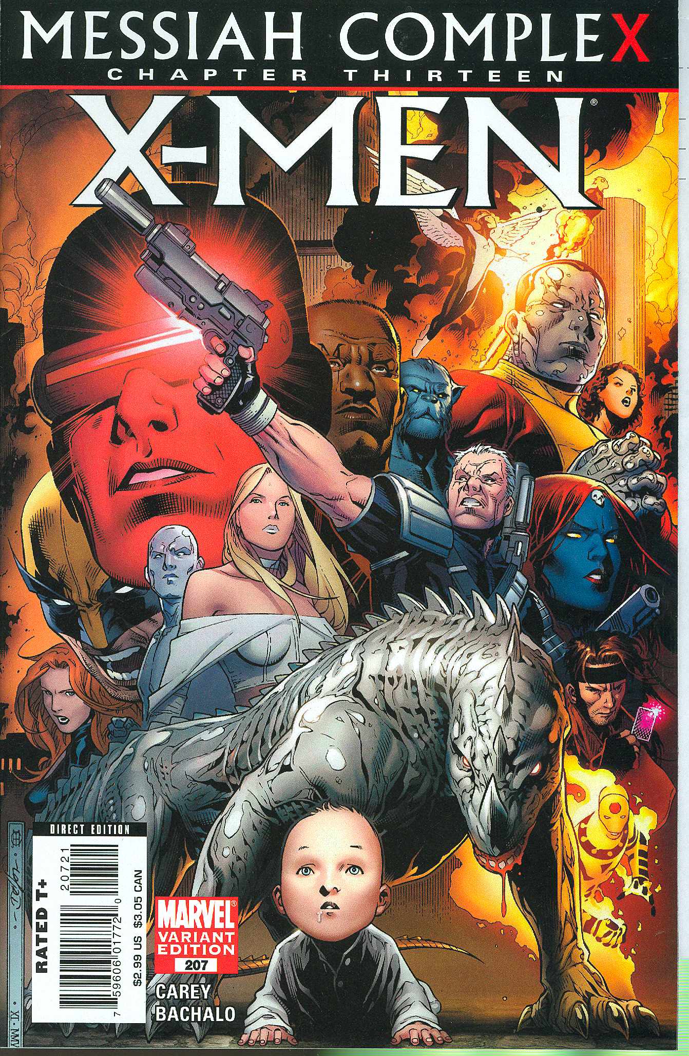 X-MEN #207 CHEUNG 1:10 VARIANT MC 2007 X-Men MARVEL COMICS