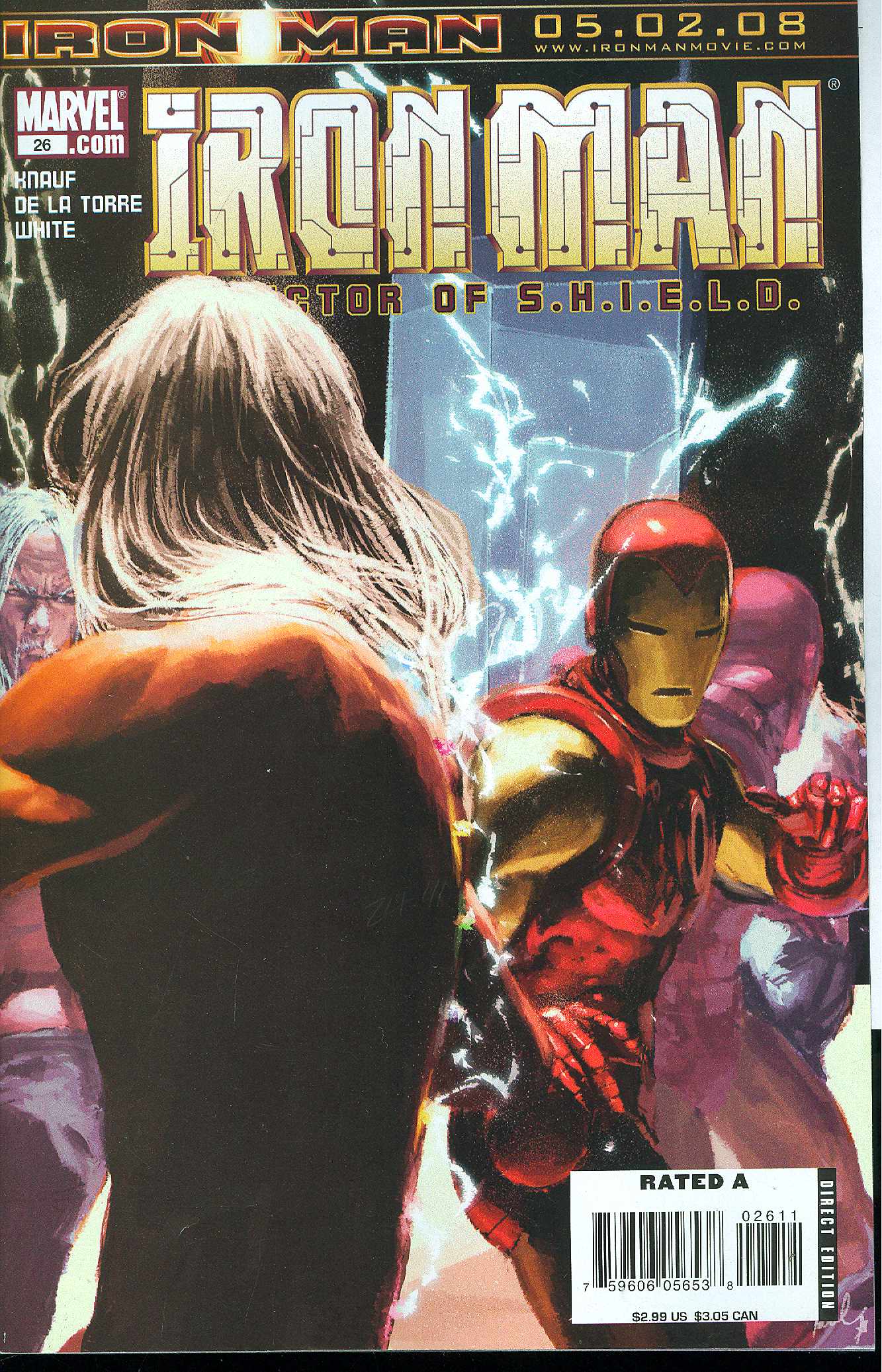 IRON MAN #26 2008 Iron Man MARVEL COMICS
