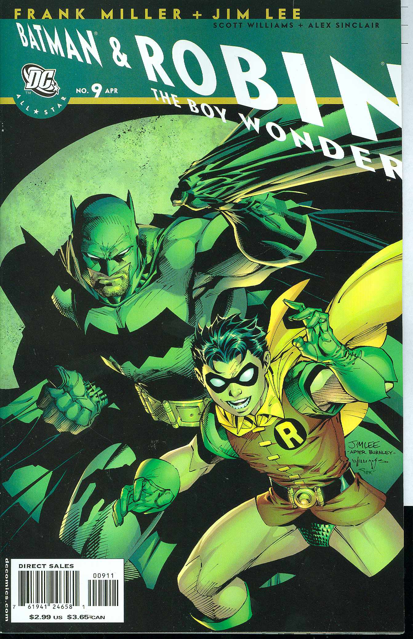 ALL STAR BATMAN AND ROBIN THE BOY WONDER #9 2008 Batman DC COMICS