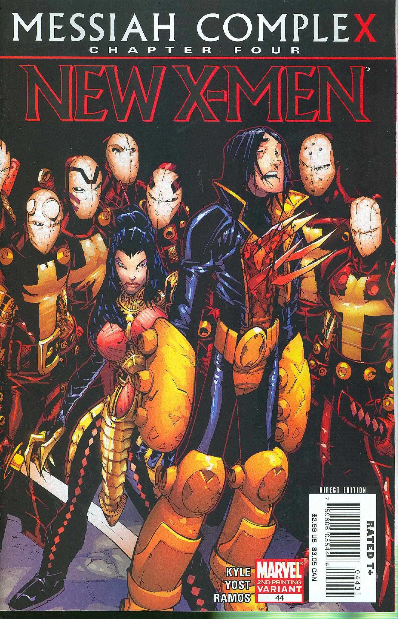 X-MEN #44 2ND PRINT VARIANT 2007 New X-Men MARVEL COMCS
