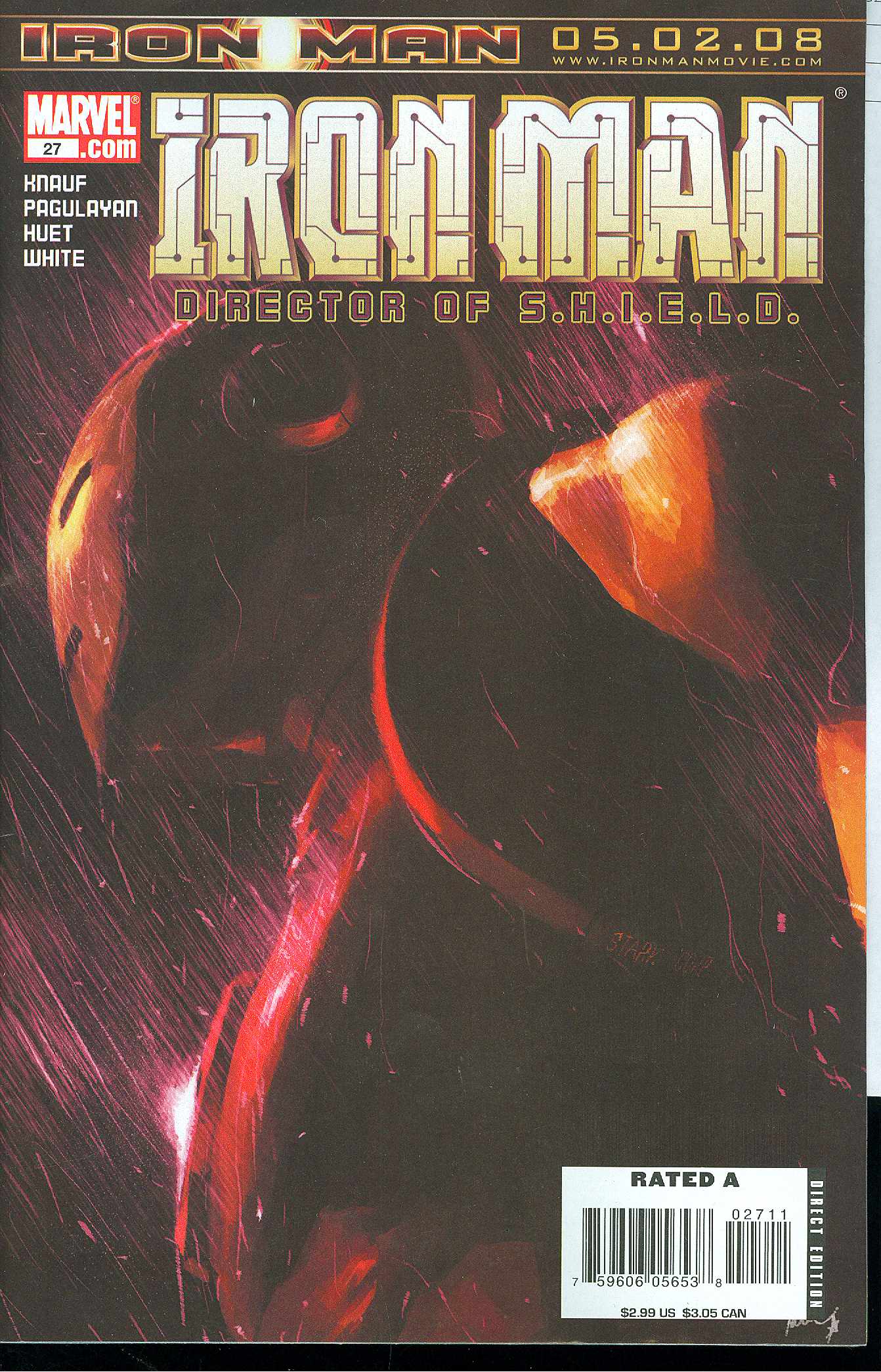 IRON MAN #27 2008 Iron Man MARVEL COMICS