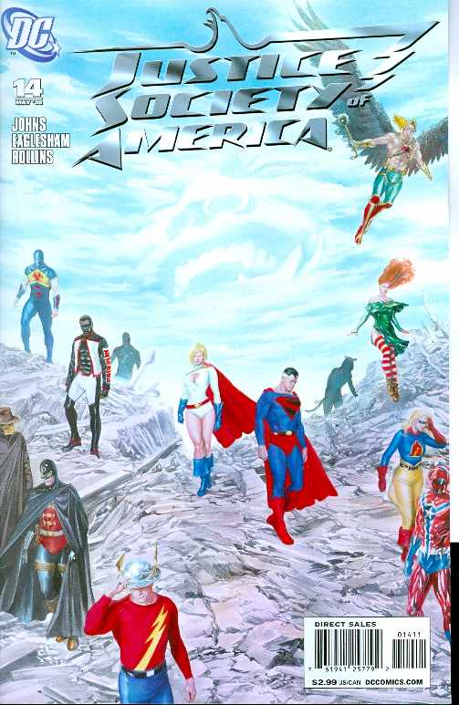 JUSTICE SOCIETY OF AMERICA #14 2007 ALEX ROSS Justice Society of America DC COMICS