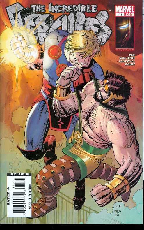 INCREDIBLE HULK HERCULES #116 2008 Incredible Hulk MARVEL COMICS