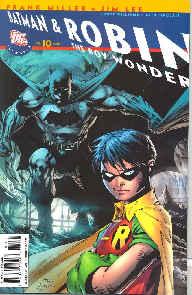 ALL STAR BATMAN AND ROBIN THE BOY WONDER #10 2008 Batman DC COMICS