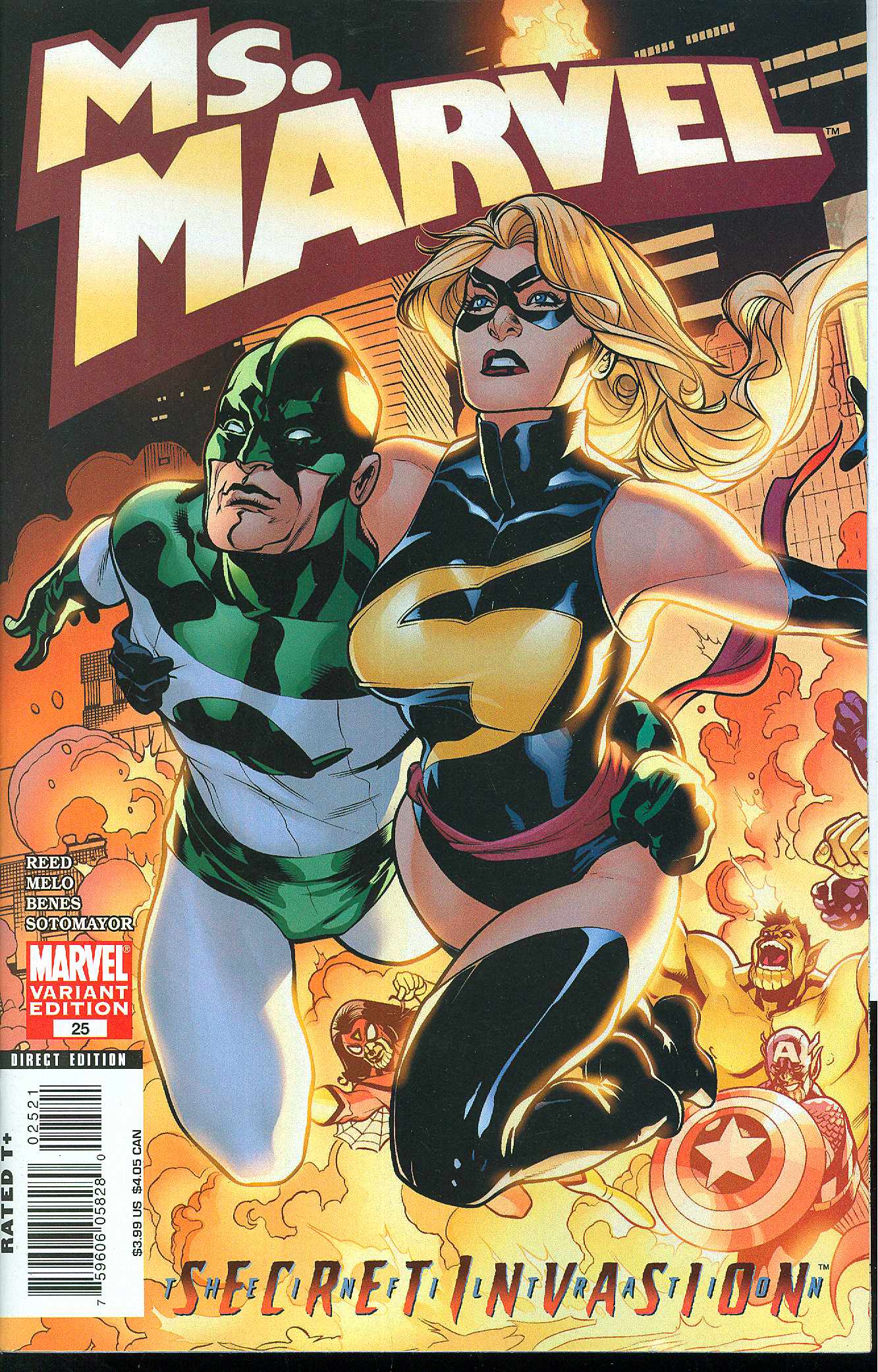 MS MARVEL #25 DODSON 1:15 VARIANT 2008 Captain Marvel MARVEL COMICS