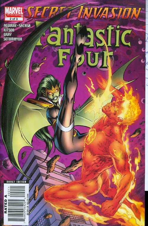 SECRET INVASION FANTASTIC FOUR #2 (OF 3) 2008 Secret Invasion MARVEL COMICS