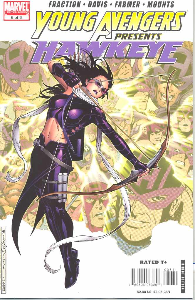 YOUNG AVENGERS PRESENTS #6 HAWKEYE 2008 Young Avengers MARVEL COMICS