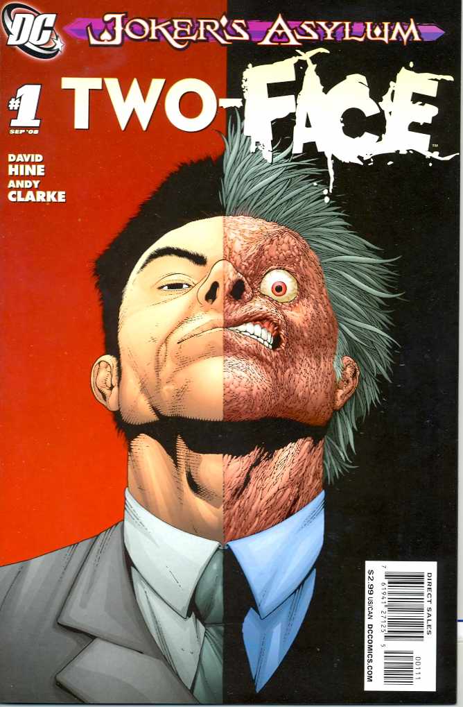 JOKERS ASYLUM TWO FACE #1 2008 Jokers Asylum DC COMICS