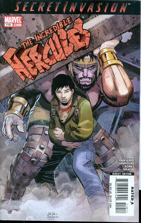 INCREDIBLE HULK HERCULES #119 2008 Incredible Hulk MARVEL COMICS