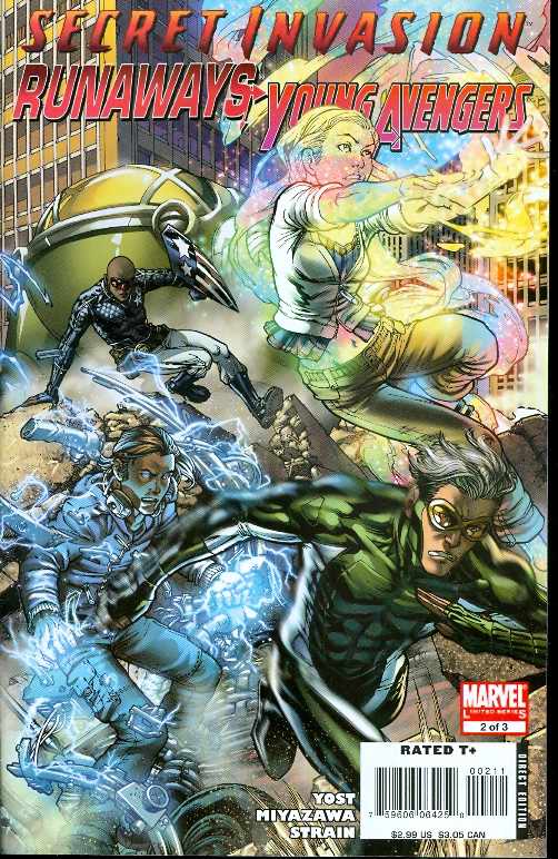 SECRET INVASION RUNAWAYS YOUNG AVENGERS #2 2008 Secret Invasion MARVEL COMICS
