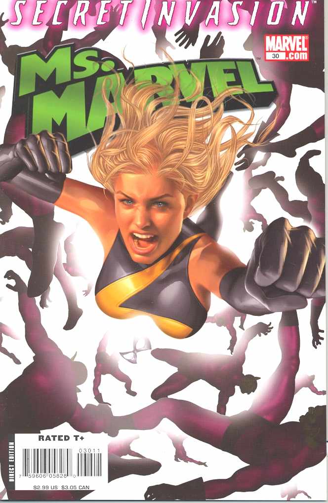 MS MARVEL #30 GREG HORN COVER 2008 Captain Marvel MARVEL COMICS