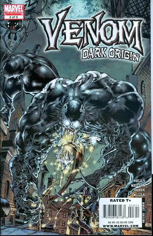VENOM DARK ORIGIN #3 (OF 5) 2008 Venom MARVEL COMICS