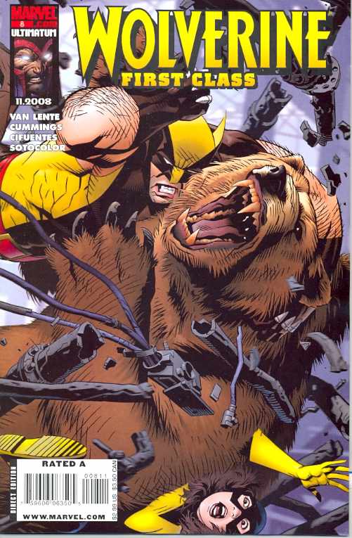 WOLVERINE FIRST CLASS #8 2008 Wolverine MARVEL COMICS