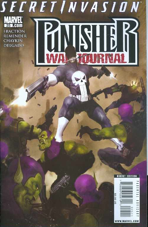 PUNISHER WAR JOURNAL #25 2008 Punisher MARVEL COMICS