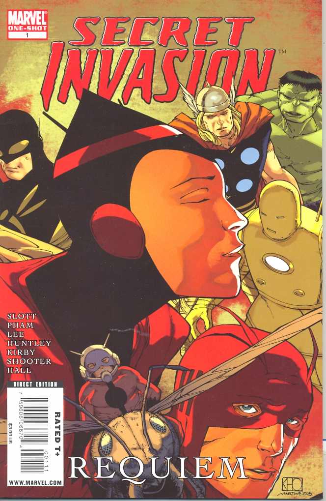 SECRET INVASION REQUIEM #1 2008 Secret Invasion MARVEL COMICS