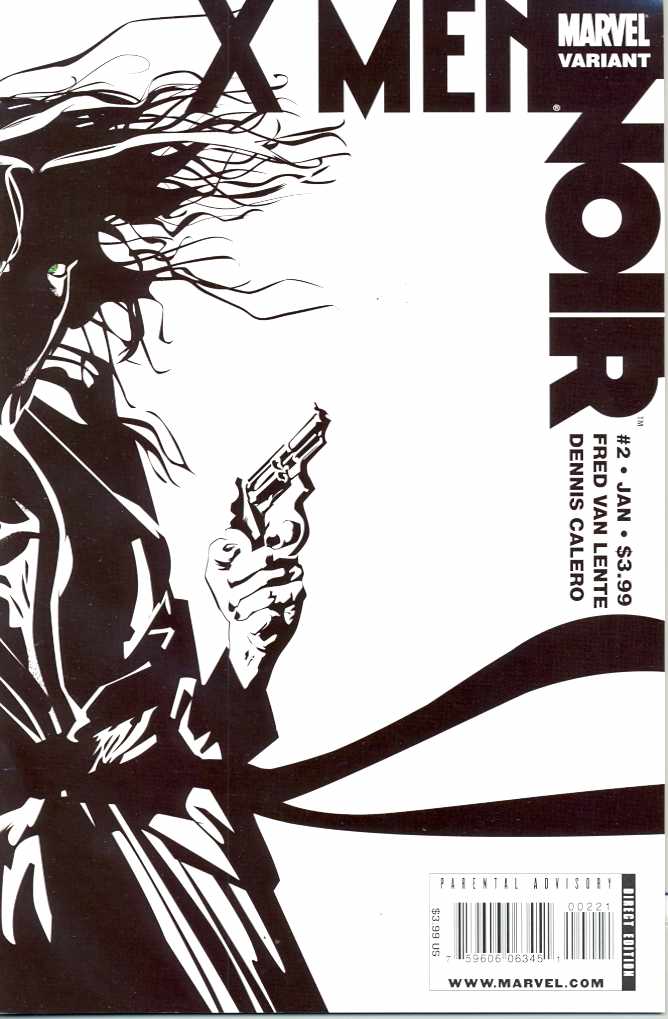 X-MEN NOIR #2 (OF 4) CALERO VARIANT 2009 X-Men Noir MARVEL COMICS