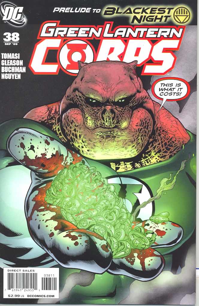 GREEN LANTERN CORPS #38 2009 Green Lantern DC COMICS