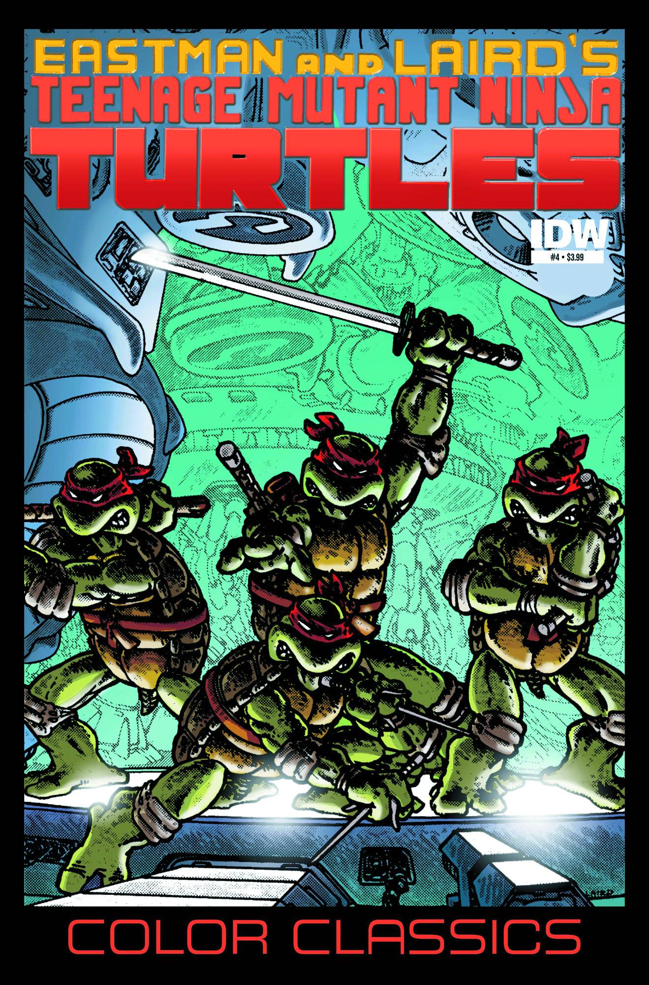 TMNT COLOR CLASSICS #4 TEENAGE MUTANT NINJA TURTLES 2012 TMNT IDW