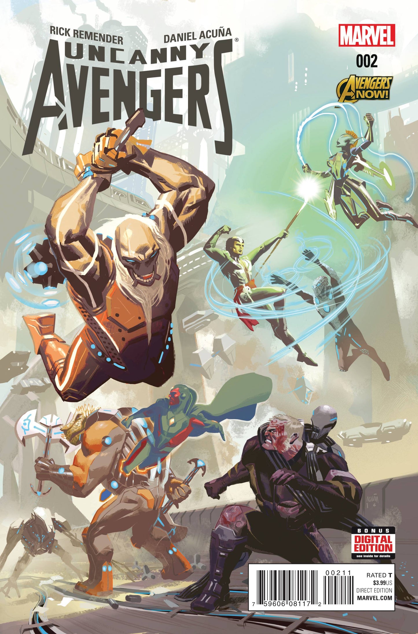 UNCANNY AVENGERS #2 2015 Uncanny Avengers MARVEL COMICS