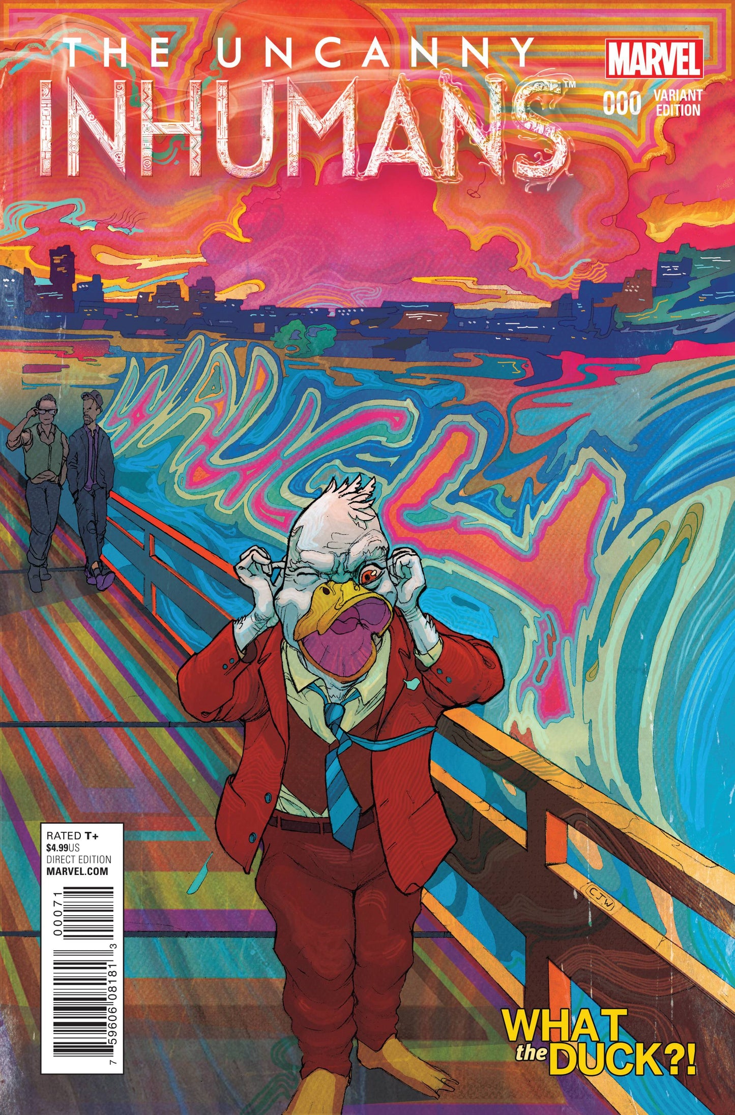 UNCANNY INHUMANS #0 WARD HOMAGE VARIANT 2015 Inhumans MARVEL COMICS