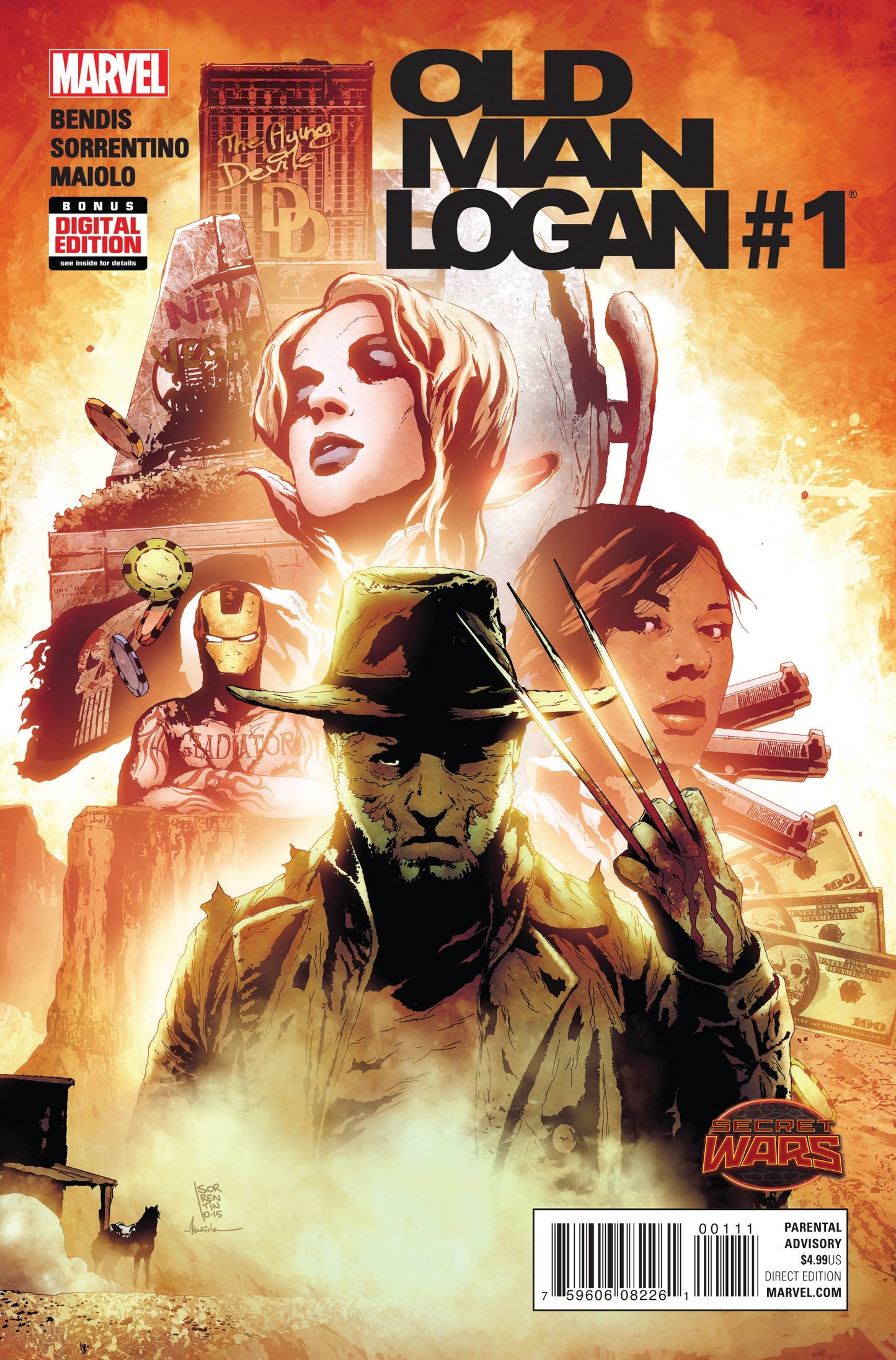 OLD MAN LOGAN #1 2015 Wolverine MARVEL COMICS