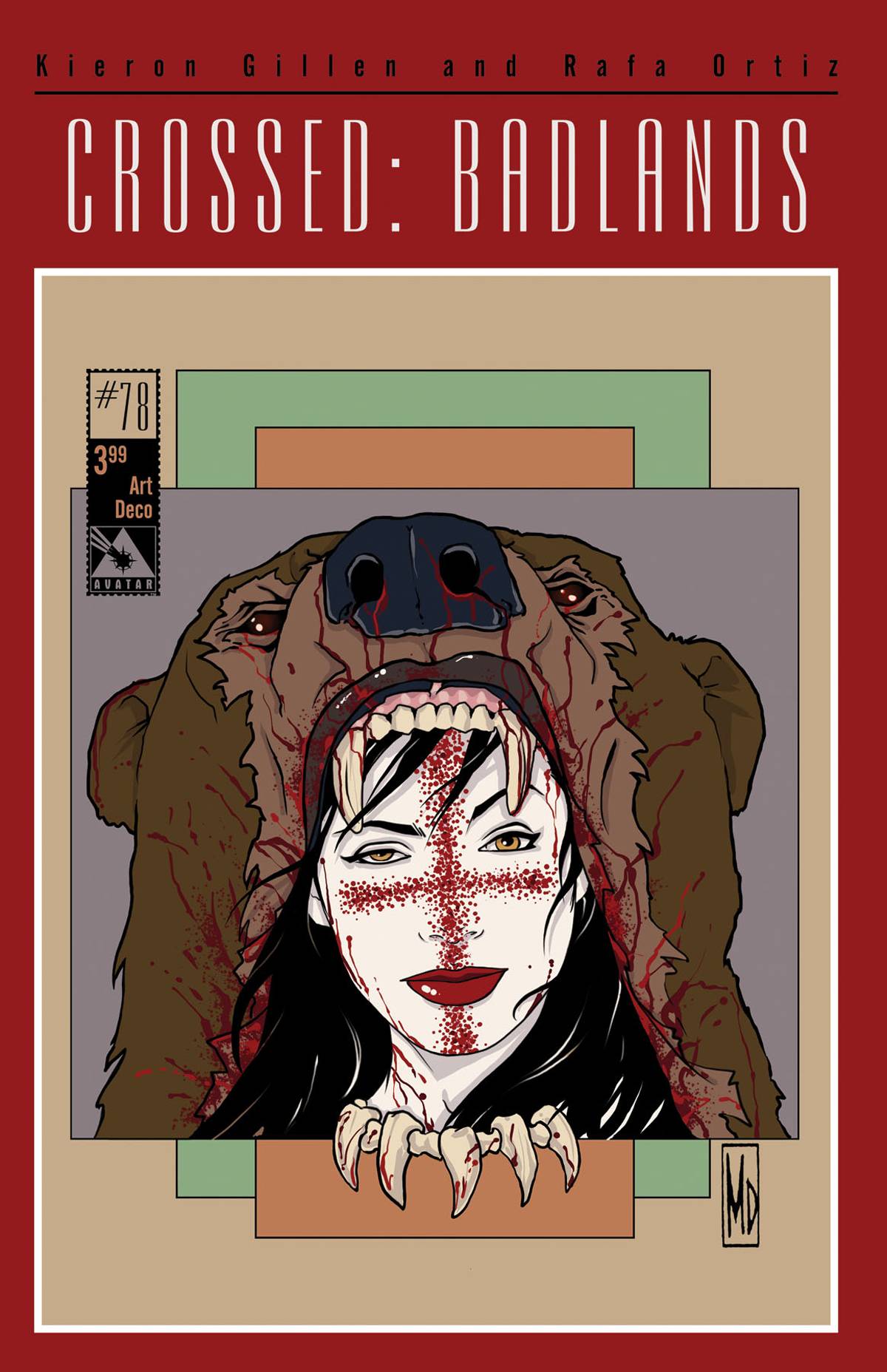 CROSSED BADLANDS #78 ART DECO CVR (MR) 2015 Crossed AVATAR PRESS INC