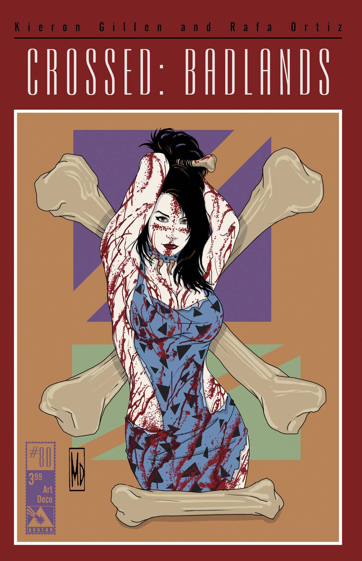 CROSSED BADLANDS #80 ART DECO CVR (MR) 2015 Crossed AVATAR PRESS INC