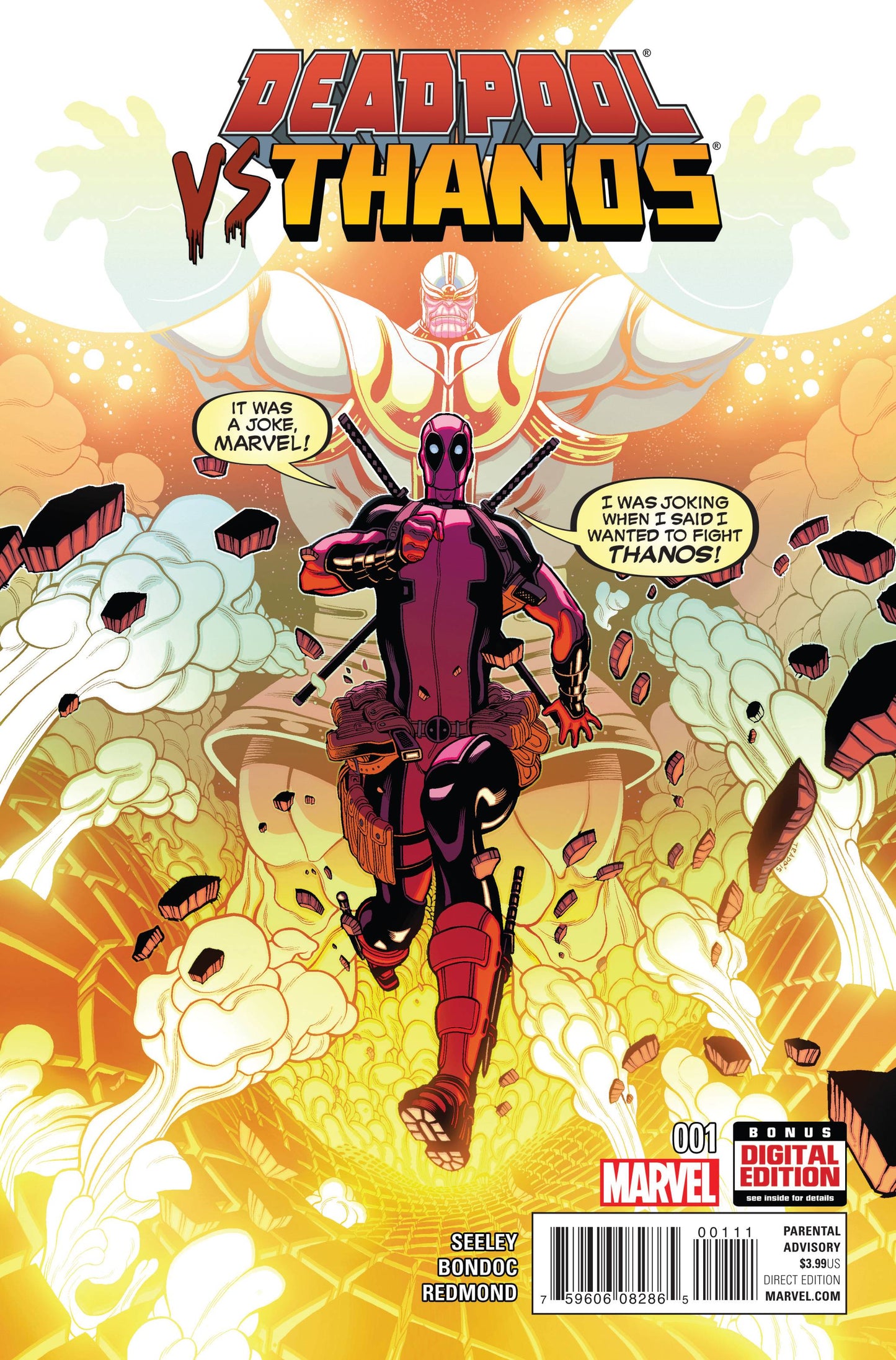 DEADPOOL VS THANOS #1 (OF 4) 2015 Deadpool MARVEL COMICS
