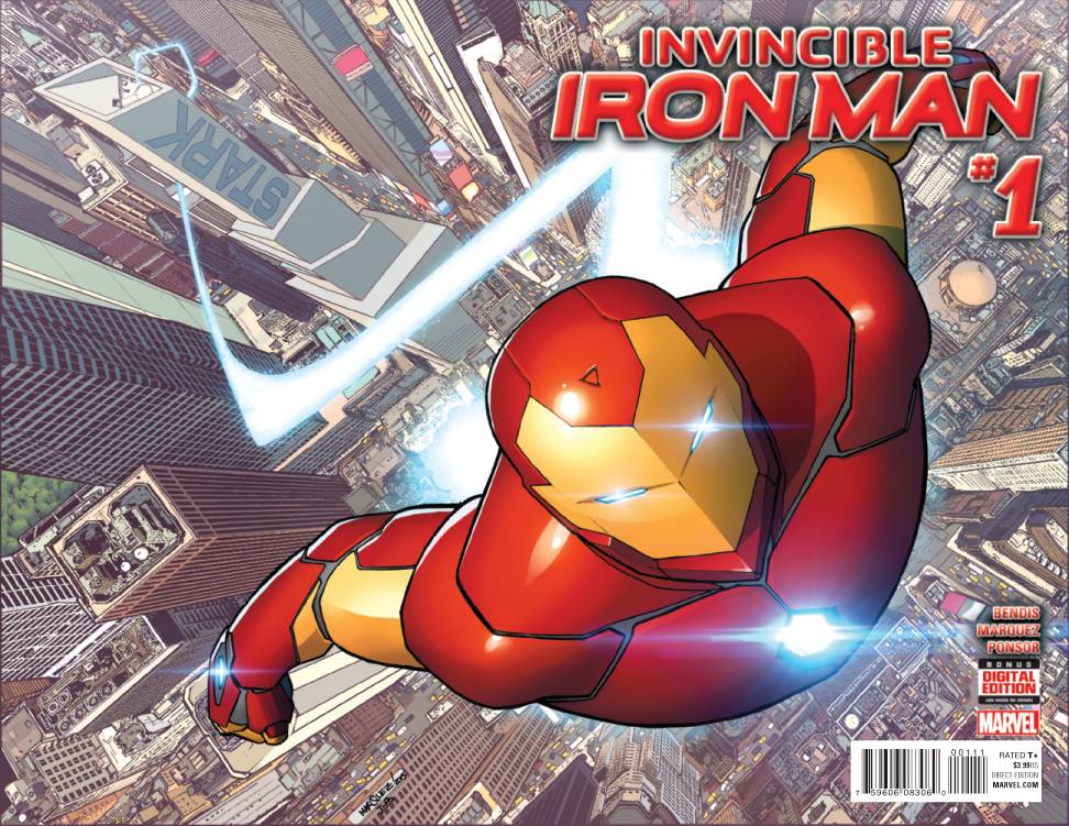 INVINCIBLE IRON MAN #1 2015 Invincible Iron Man MARVEL COMICS
