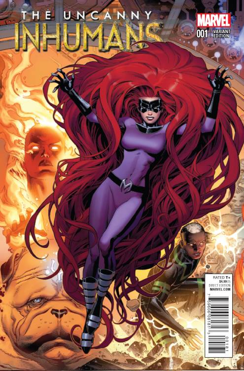 UNCANNY INHUMANS #1 CHEUNG 1:25 VARIANT 2015 Inhumans MARVEL COMICS