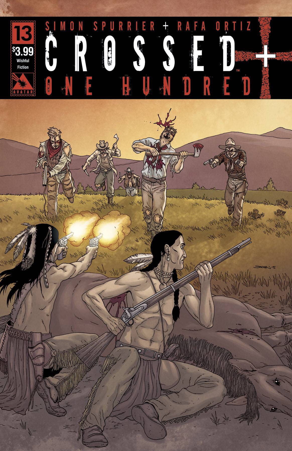 CROSSED PLUS 100 ONE HUNDRED #13 WISHFUL FICTION VARIANT 2016 Crossed AVATAR PRESS INC