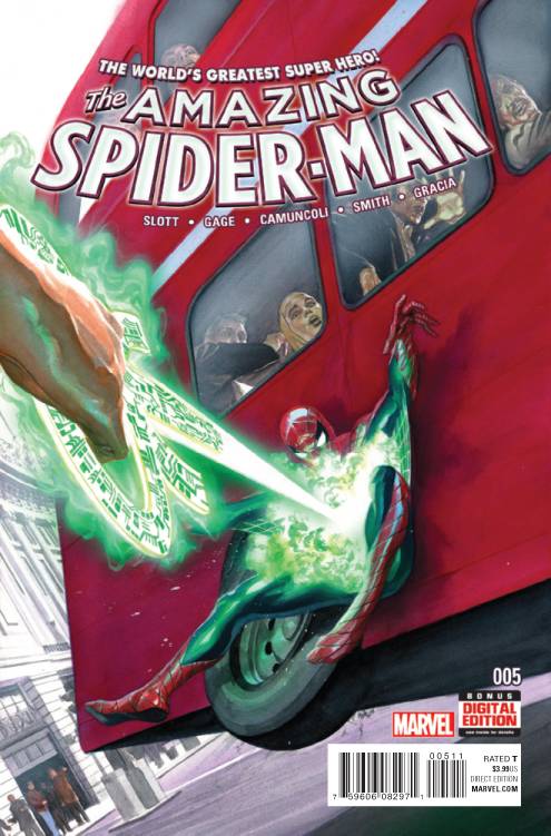 AMAZING SPIDER-MAN #5 ALEX ROSS 2015 Amazing Spider-Man MARVEL COMICS