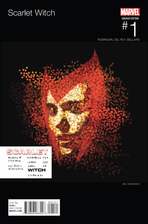 SCARLET WITCH #1 SIENKIEWICZ HIP HOP VARIANT 2015 Scarlet Witch MARVEL COMICS