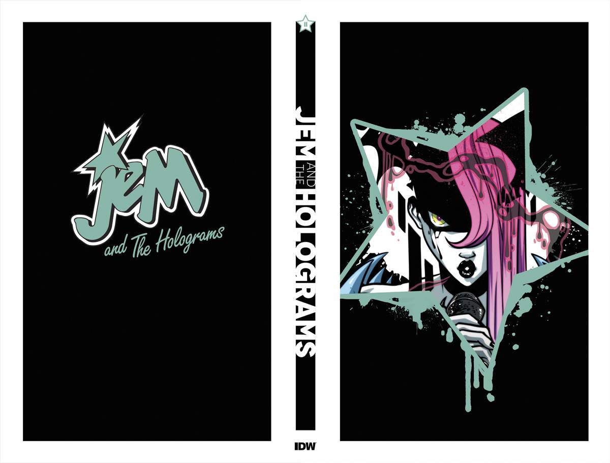 JEM & THE HOLOGRAMS #11 COMP METALLIC FOIL BOX SET 2016 comic book IDW