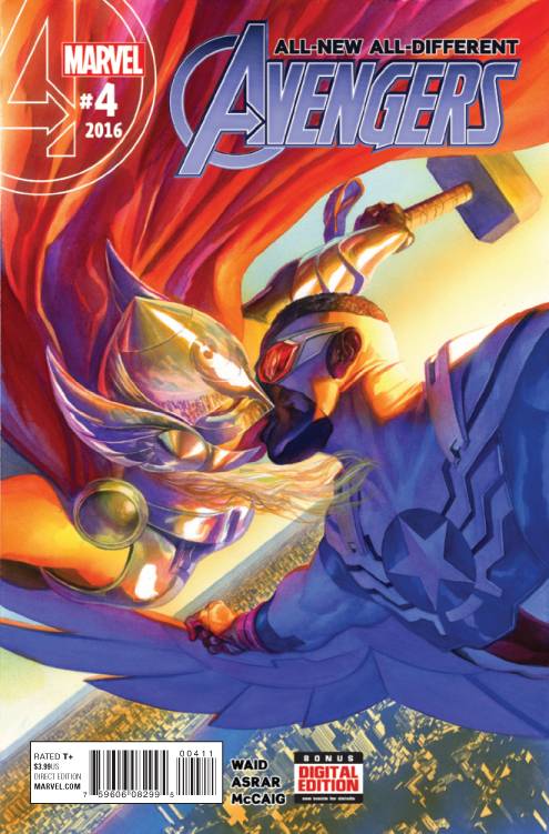 ALL NEW ALL DIFFERENT AVENGERS #4 ALEX ROSS COVER 2016