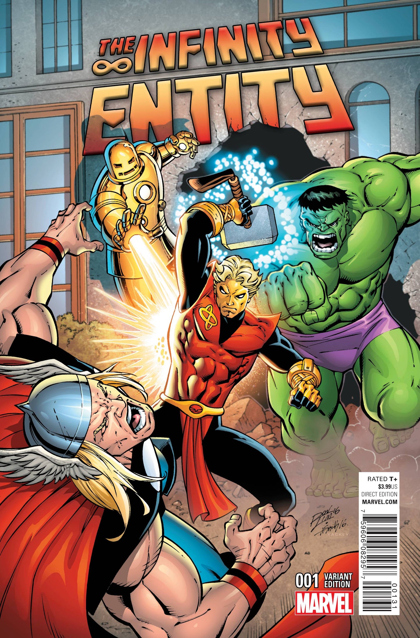 INFINITY ENTITY #1 (OF 4) LIM VARIANT 2016 MARVEL COMICS