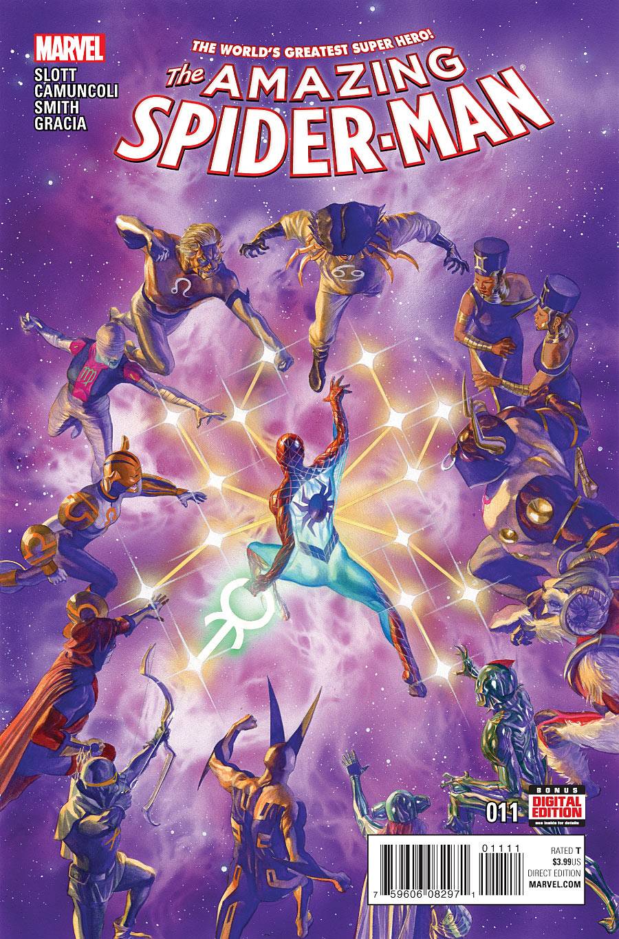 AMAZING SPIDER-MAN #11 ALEX ROSS 2016 Amazing Spider-Man MARVEL COMICS