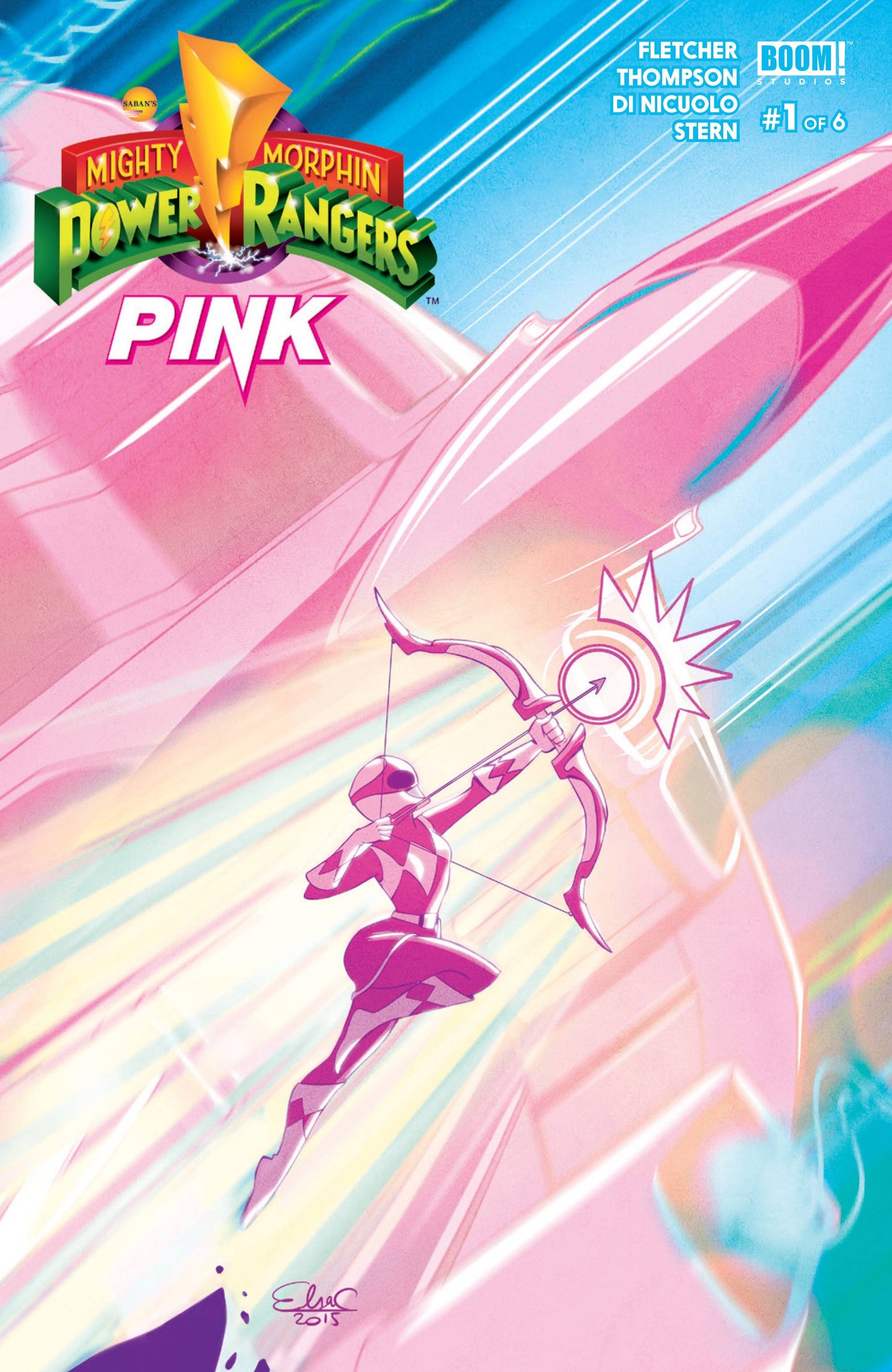 POWER RANGERS PINK #1 2016 MMPR BOOM! STUDIOS