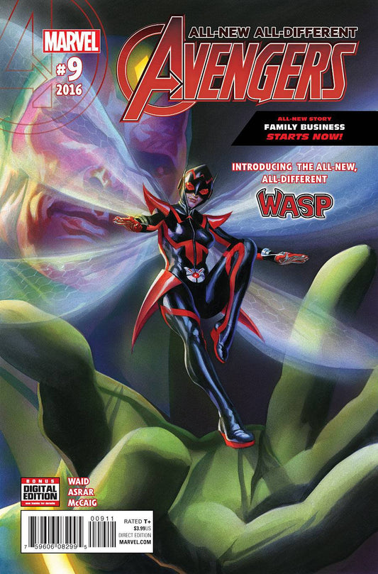 ALL NEW ALL DIFFERENT AVENGERS #9 ALEX ROSS COVER 2016 (1ST NADIA PYM WASP)