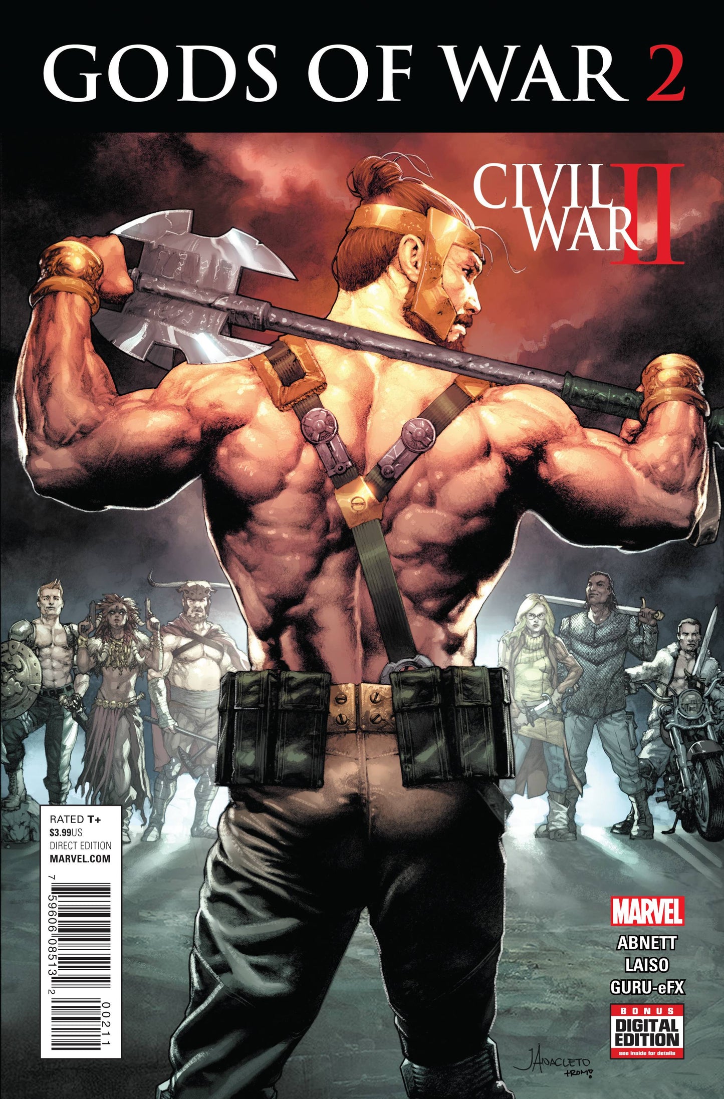 CIVIL WAR II GODS OF WAR #2 (OF 4) 2016 Captain America MARVEL COMICS