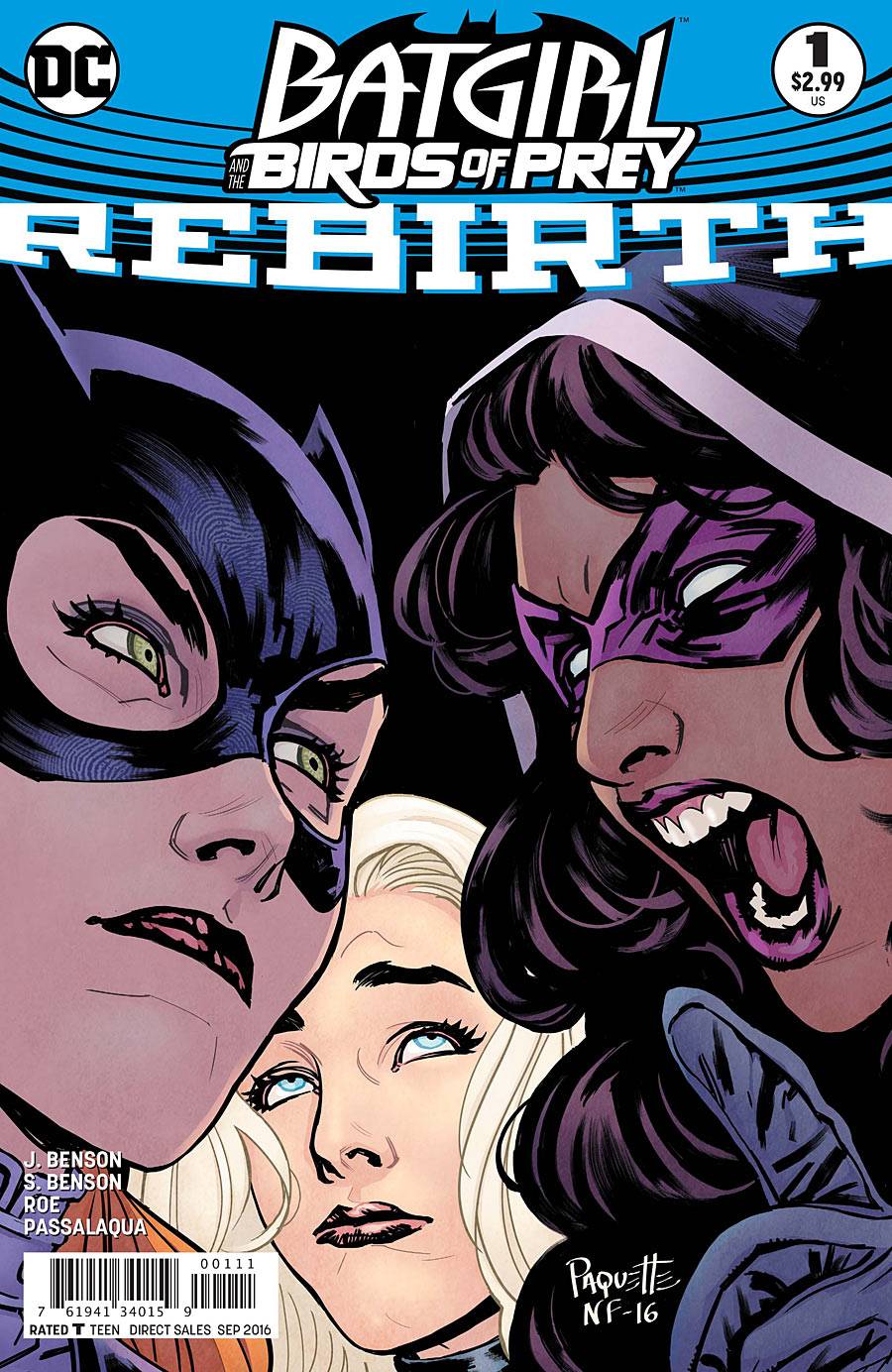 BATGIRL AND THE BIRDS OF PREY REBIRTH #1 2016 Batgirl DC COMICS