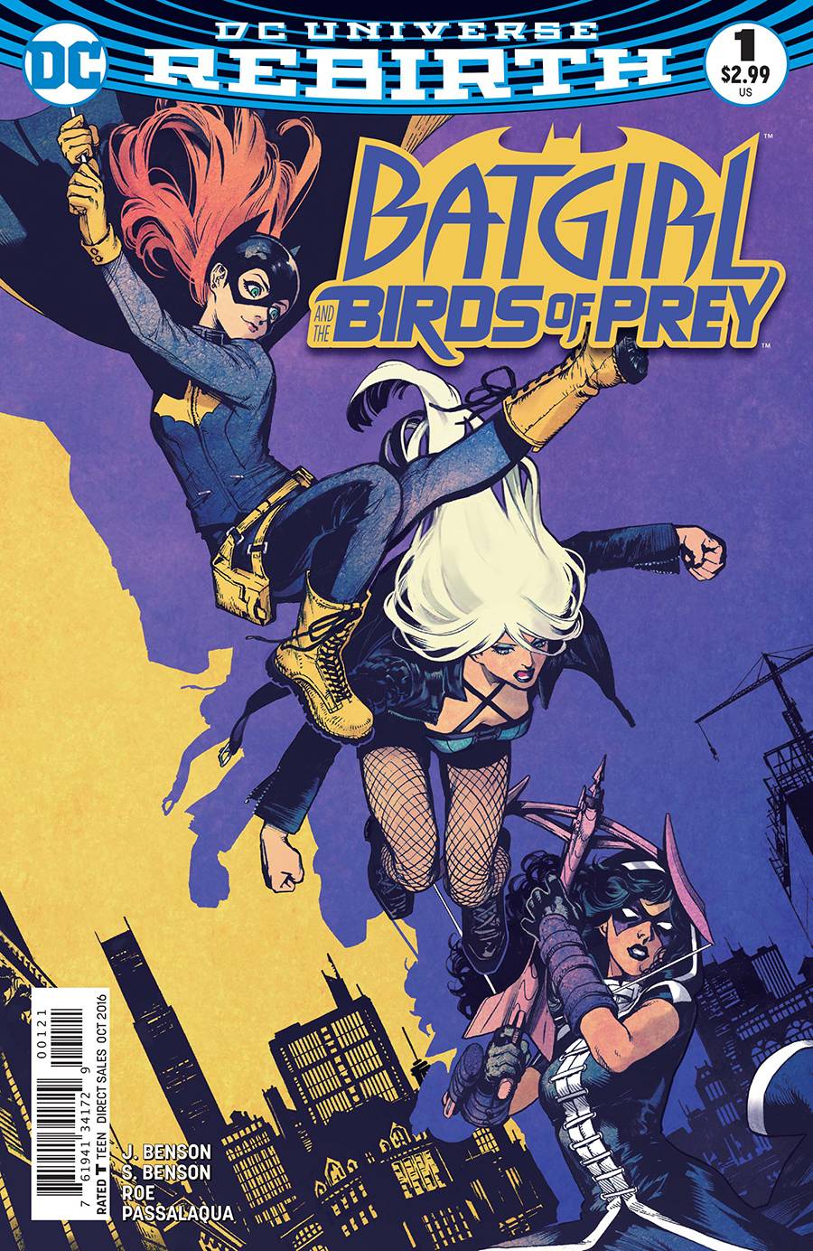BATGIRL AND THE BIRDS OF PREY #1 VARIANT REBIRTH 2016 Batgirl DC COMICS