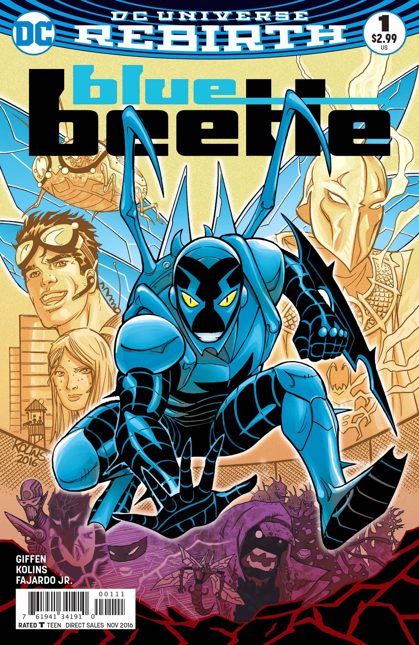 BLUE BEETLE #1 REBIRTH 2016 Blue Beetle DC COMICS