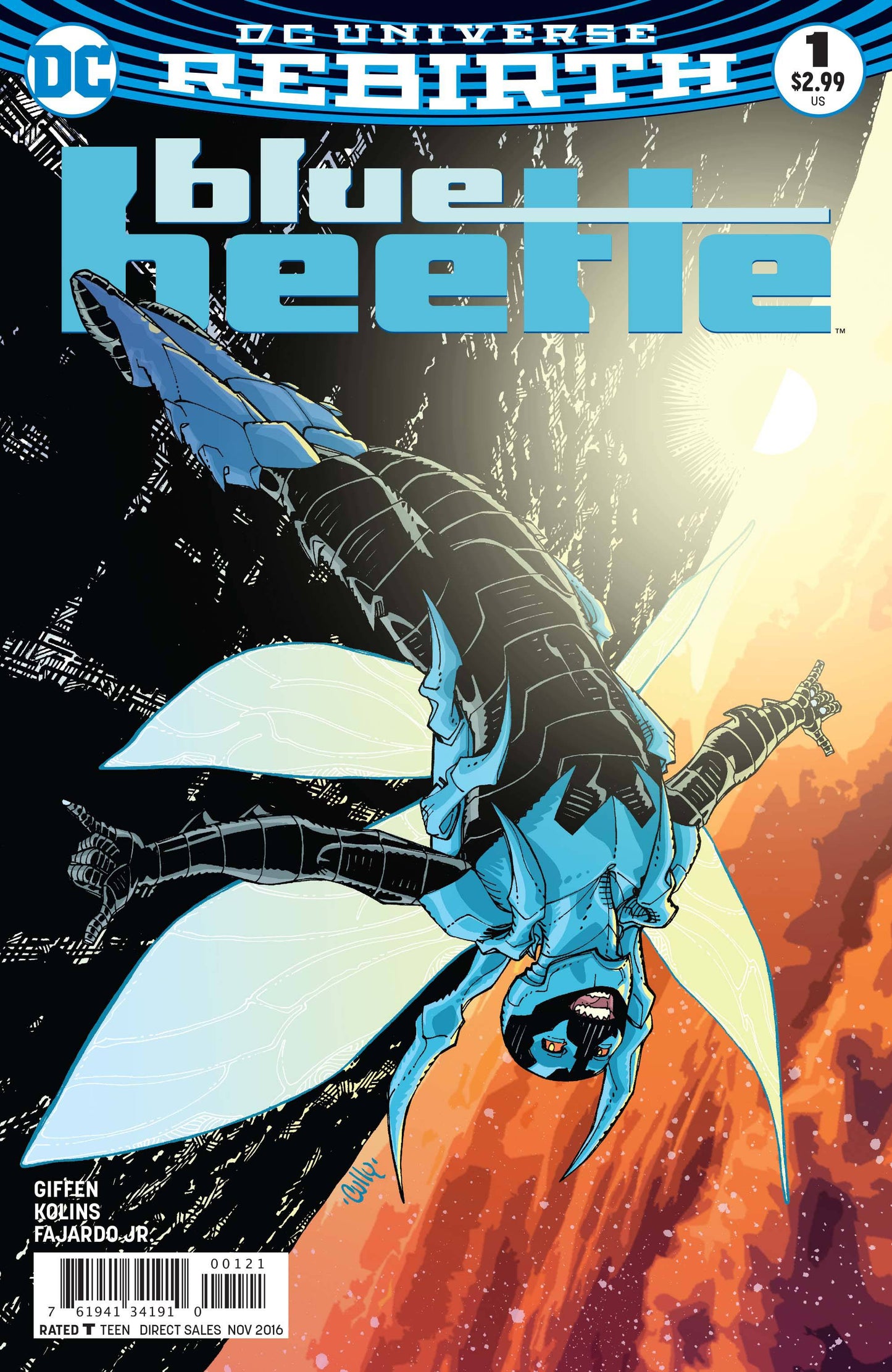 BLUE BEETLE #1 VARIANT REBIRTH 2016 Blue Beetle DC COMICS