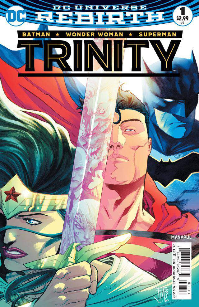 TRINITY #1 REBIRTH 2016 Superman DC COMICS