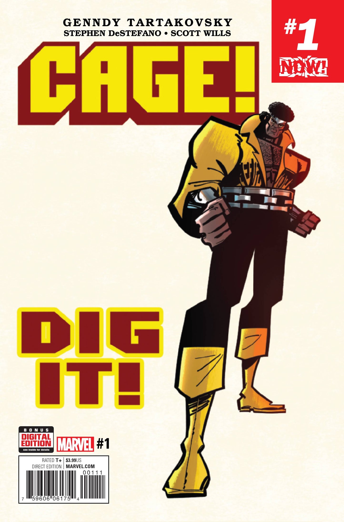 CAGE #1 (OF 4) NOW 2016 Luke Cage MARVEL COMICS