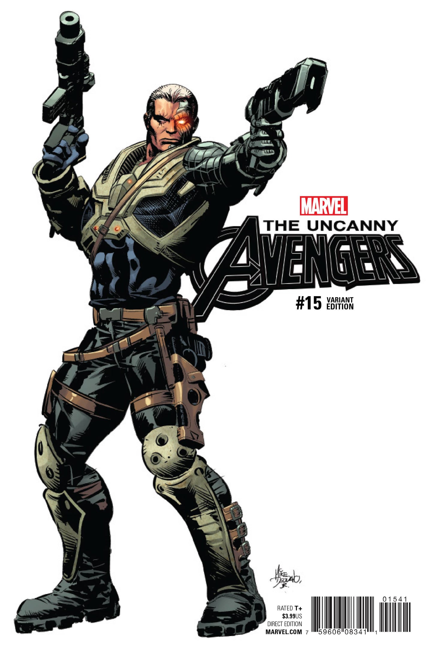 UNCANNY AVENGERS #15 DEODATO TEASER 1:10 VARIANT 2016 Uncanny Avengers MARVEL COMICS