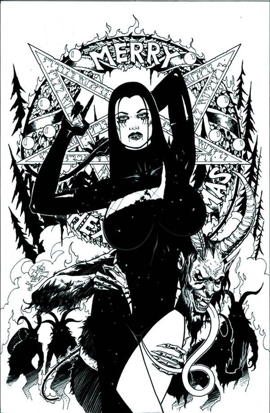 TAROT WITCH OF THE BLACK ROSE #101 1:10 B&W VARIANT (MR) 2016