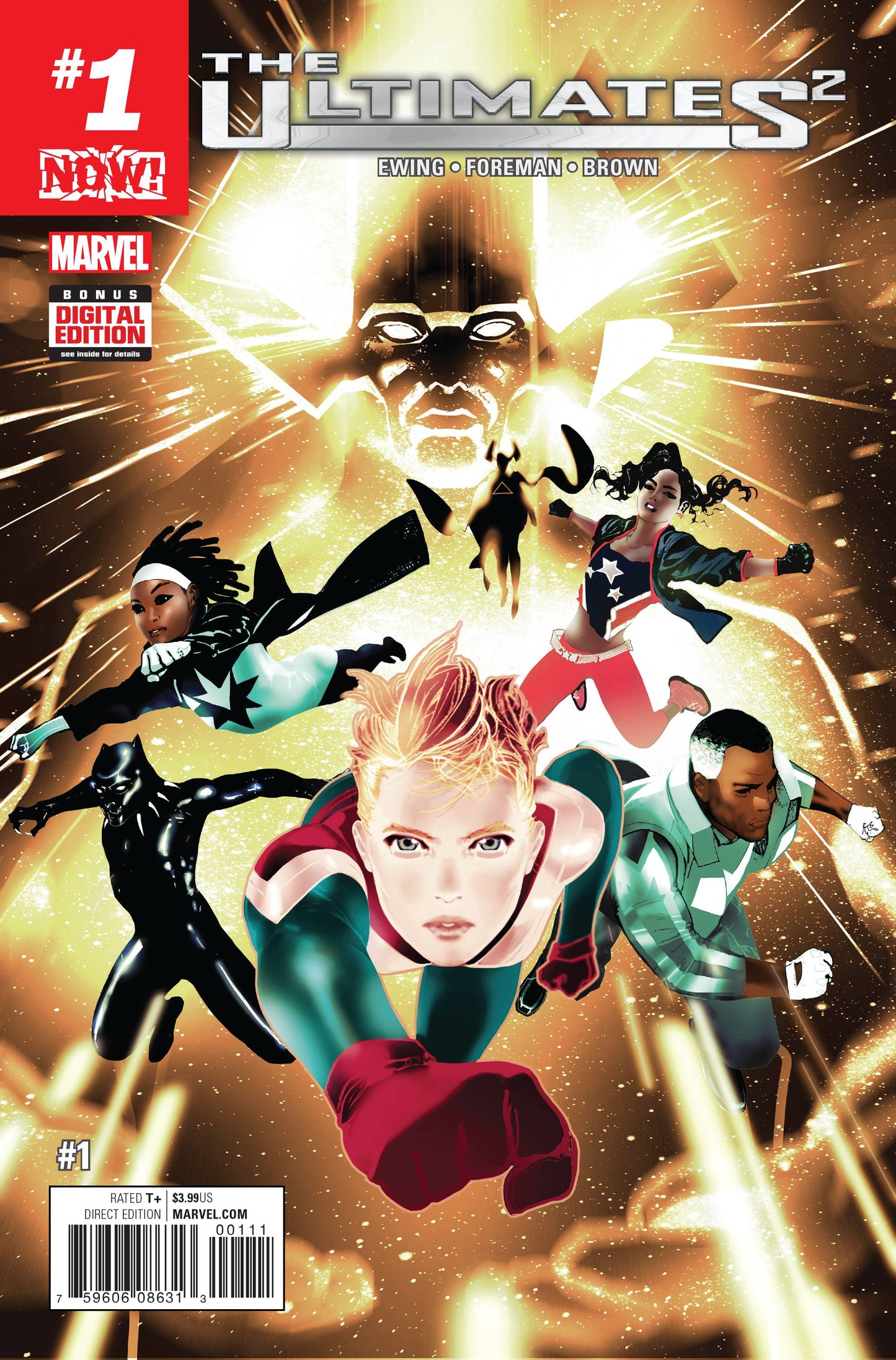 ULTIMATES 2 #1 NOW 2016 Ultimates MARVEL COMICS