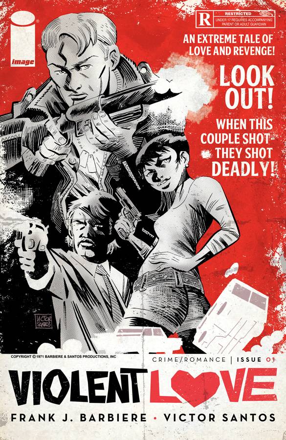 VIOLENT LOVE #1 CVR B SANTOS (MR) 2016 IMAGE COMICS